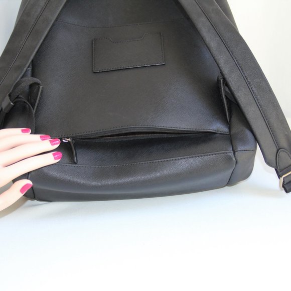 Henri Bendel Saffiano Leather Large Backpack - Picture 9 of 12